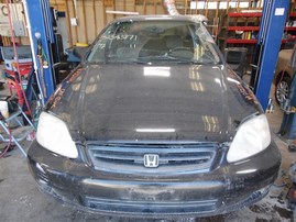 2000 Honda Civic DX Black Coupe 1.6L AT #A22476